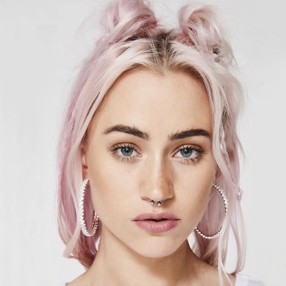 💎NEW Diamond Sterling Silver Hoop Earrings - Picture 5 of 5